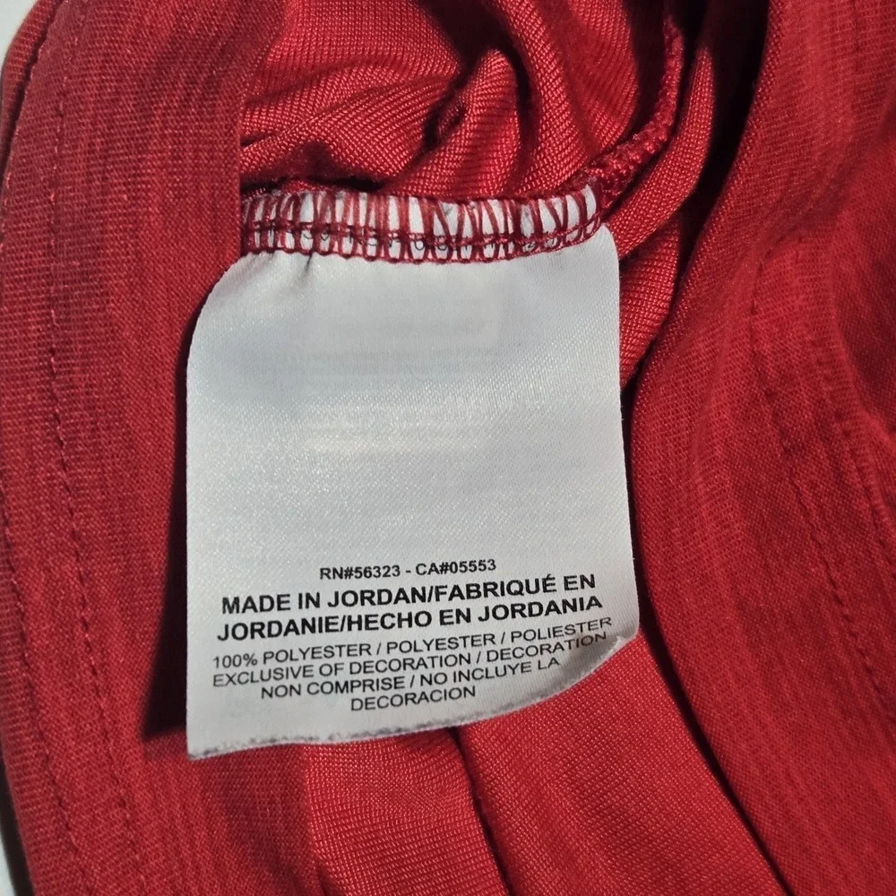 Nike Dri-FIT 1/4 Zip Pullover Mens Large Red Long Sleeve Athletic Running Top